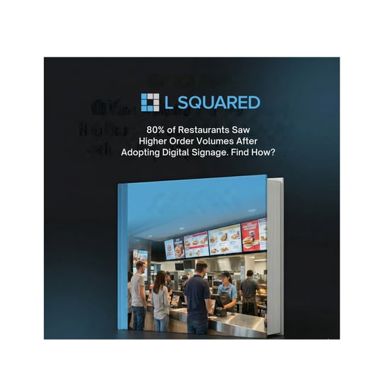 80% of Restaurants Saw Higher Order Volumes After Adopting Digital Signage. Find How (1)