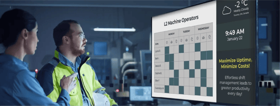 How Digital Signage Transforms Real-Time Production Tracking in Manufacturing