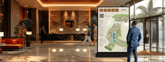 The Role of Hotel Digital Signage in Crafting a Memorable Guest Journey