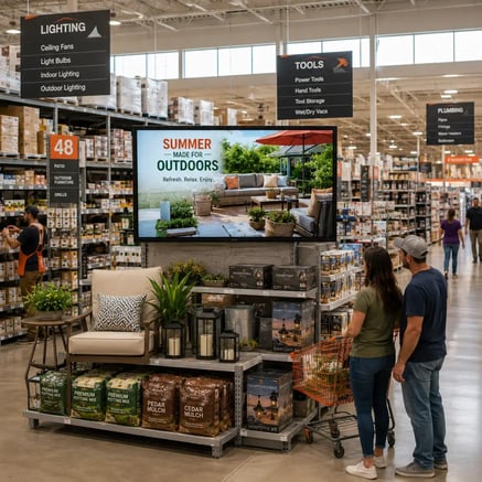Digital signage for retail