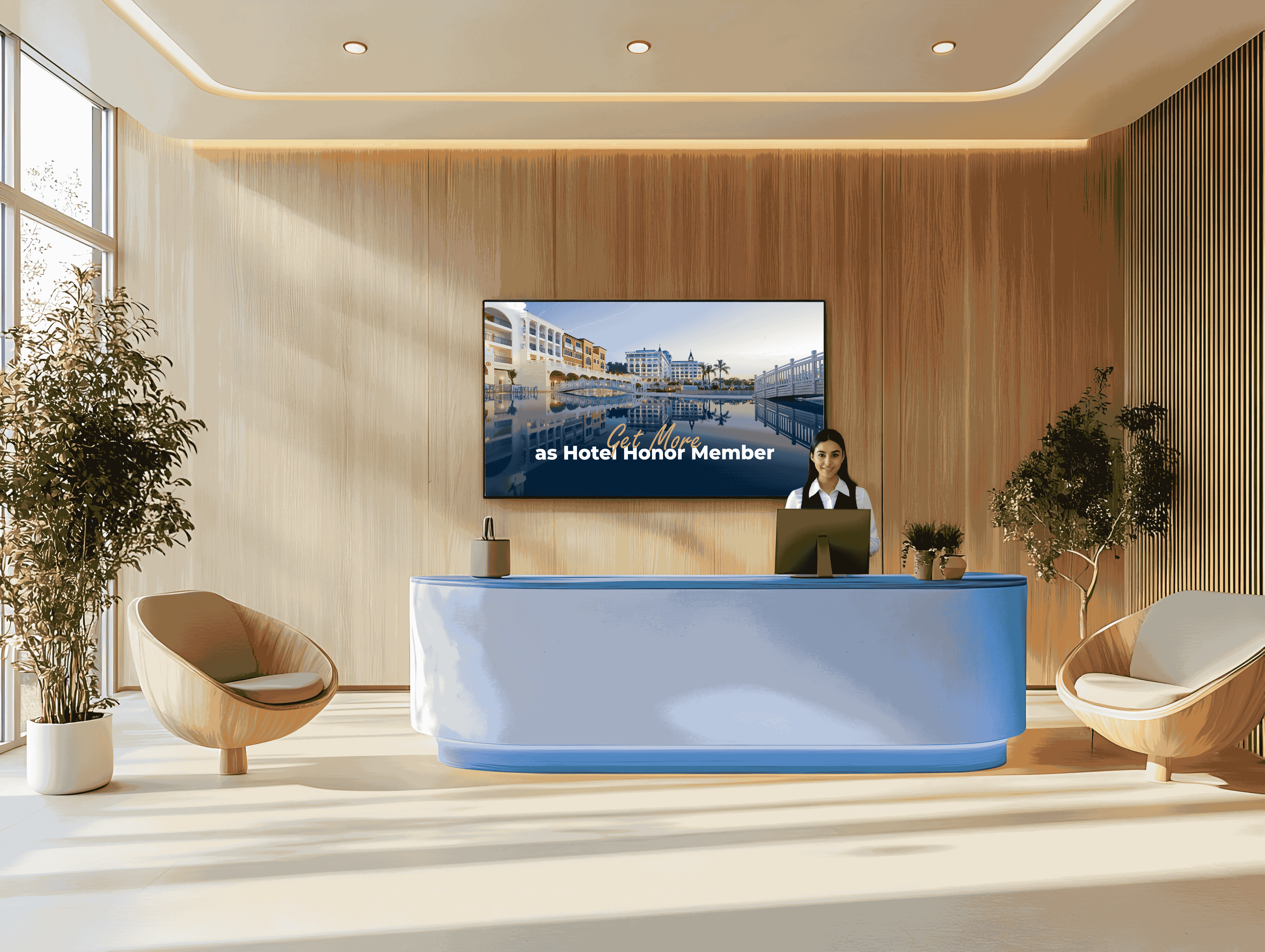 Digital Signage for Hotel Lobby