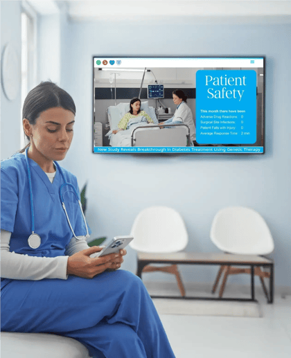 Digital Signage for Nursing Stations