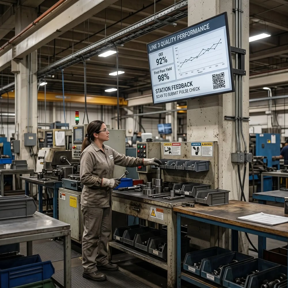 Digital signage manufacturing