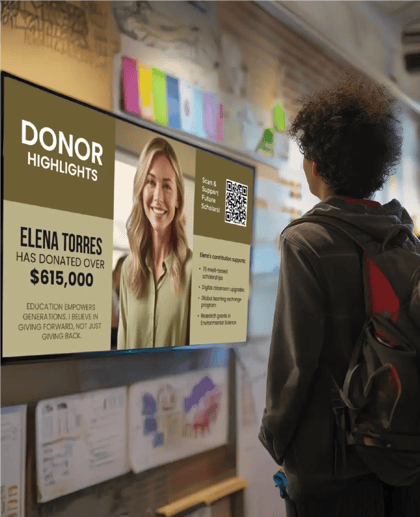 Donor Wall in School