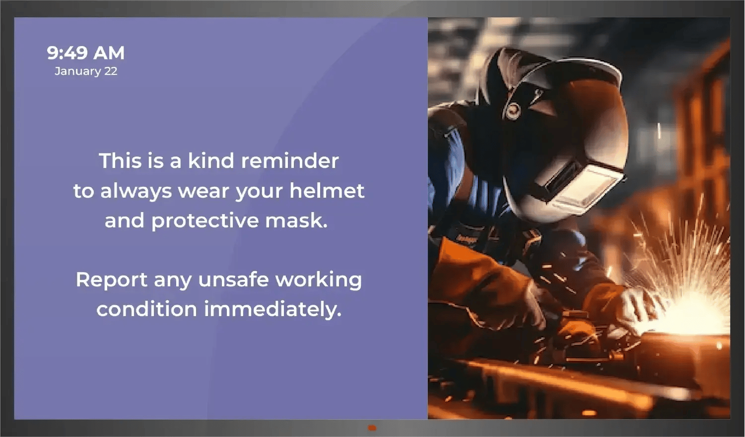 Health and Safety Messaging In Manufacturing