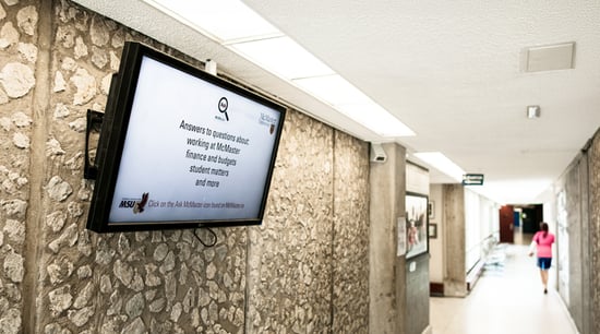 McMaster University Digital Signage Case Study | Campus Communication Platform