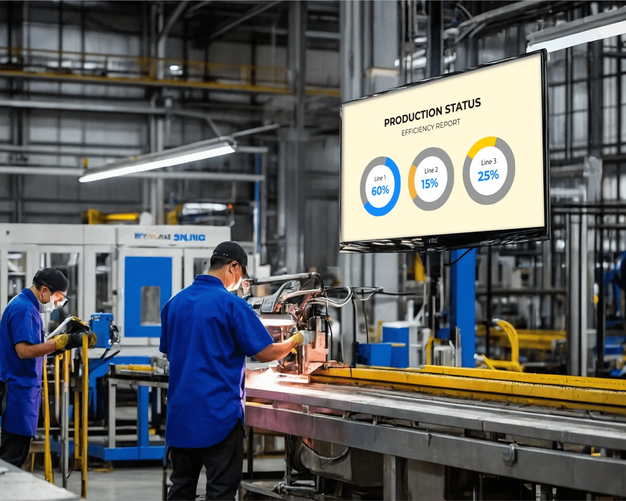 Real-Time Production Display Systems Enhancing Operational Transparency and Control