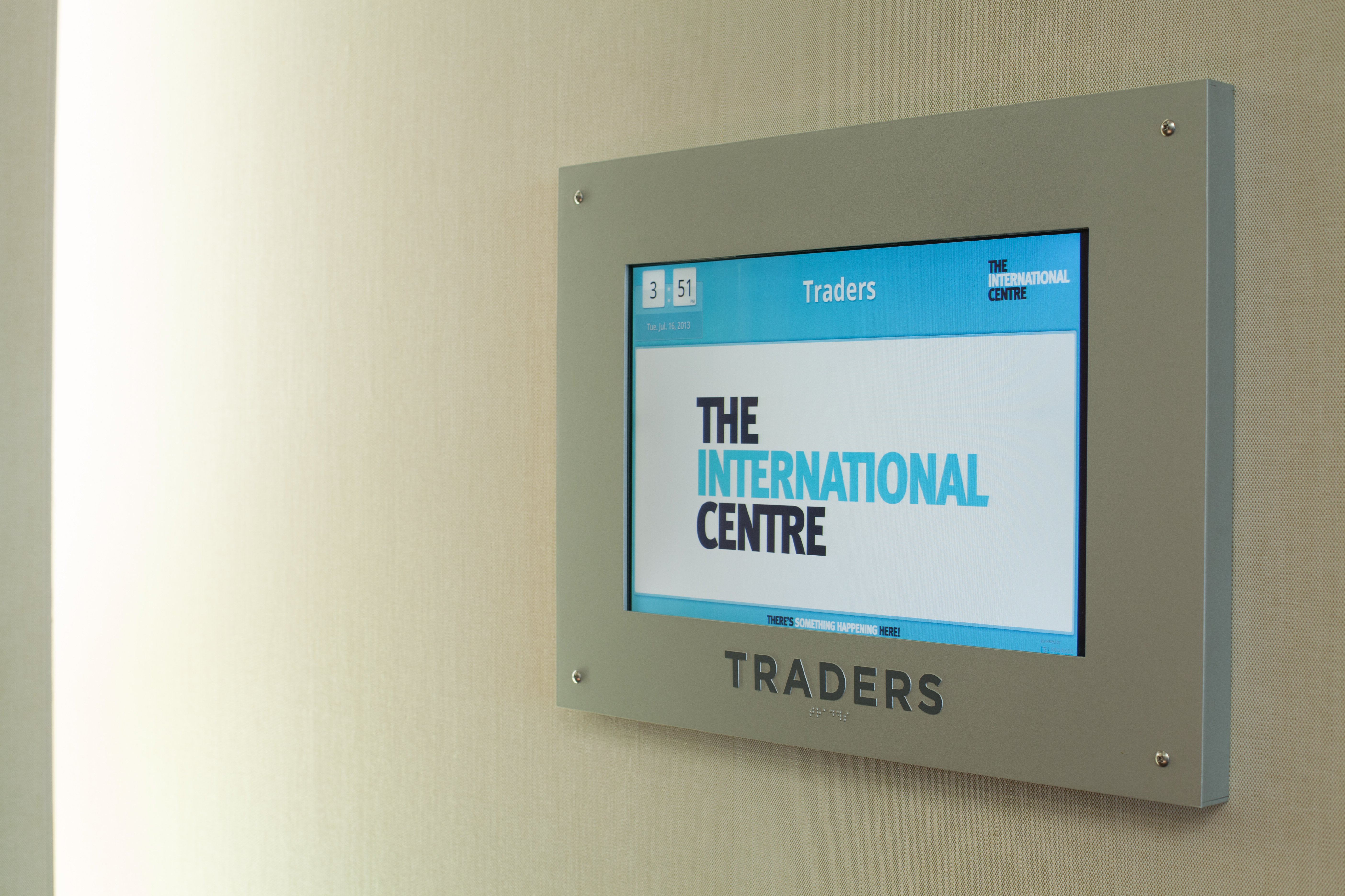 The International Centre Placard