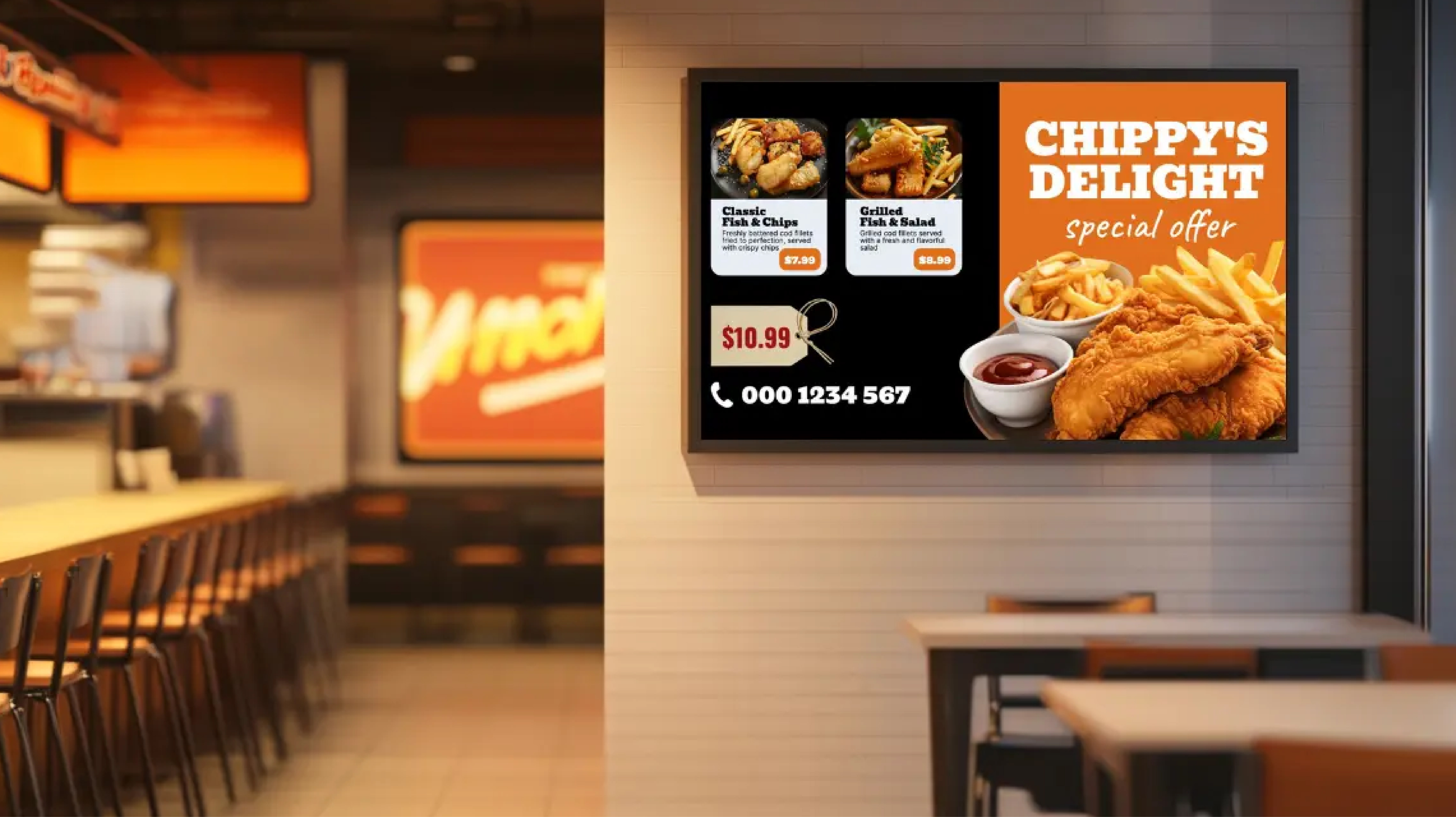 The integration of digital signage in the food industry will bring your menus to life