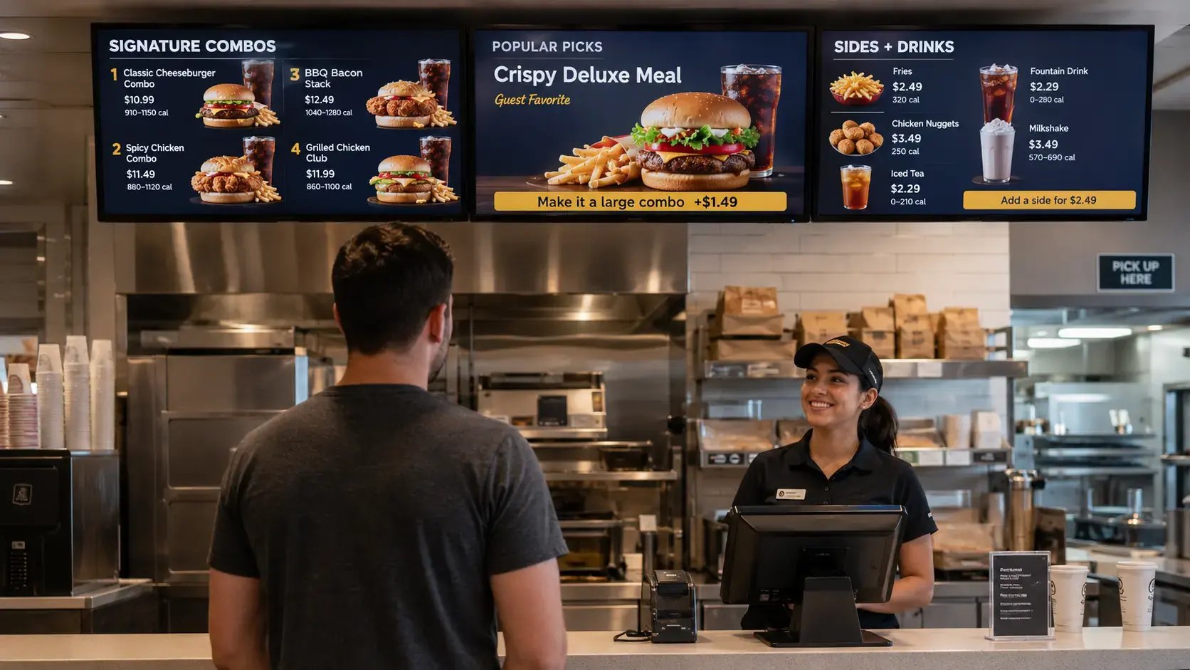 restaurant digital signage