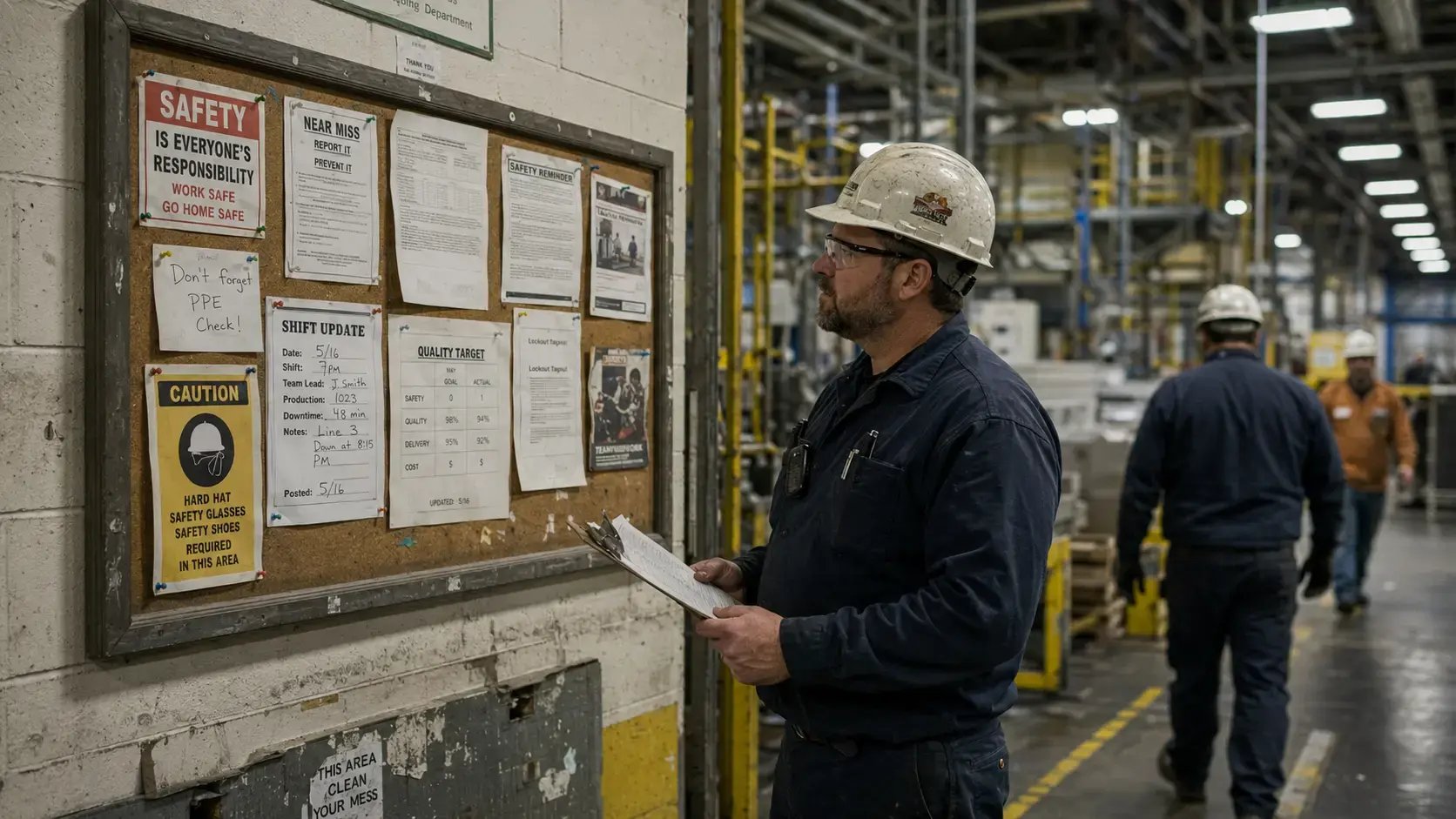 digital signage for manufacturing