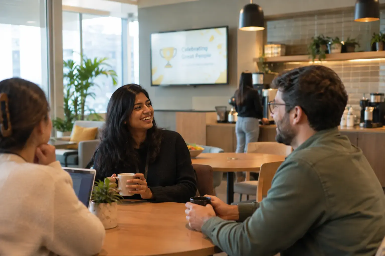 Breakroom and common area screens