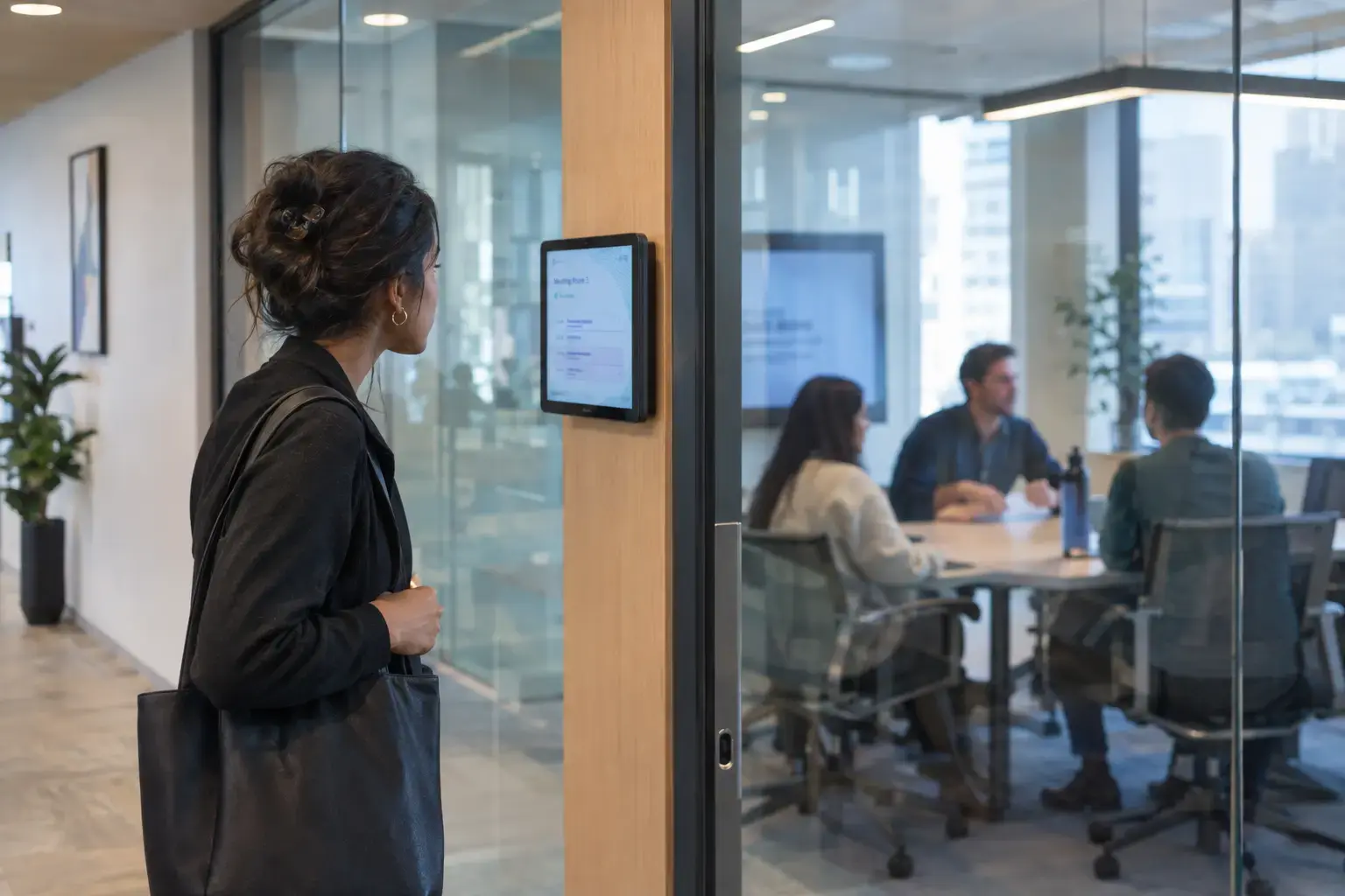 Meeting room and huddle space screens