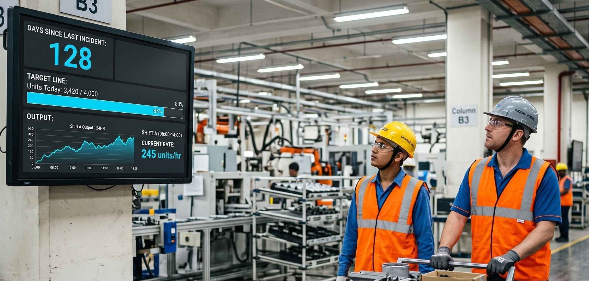 Operations and production floor dashboard