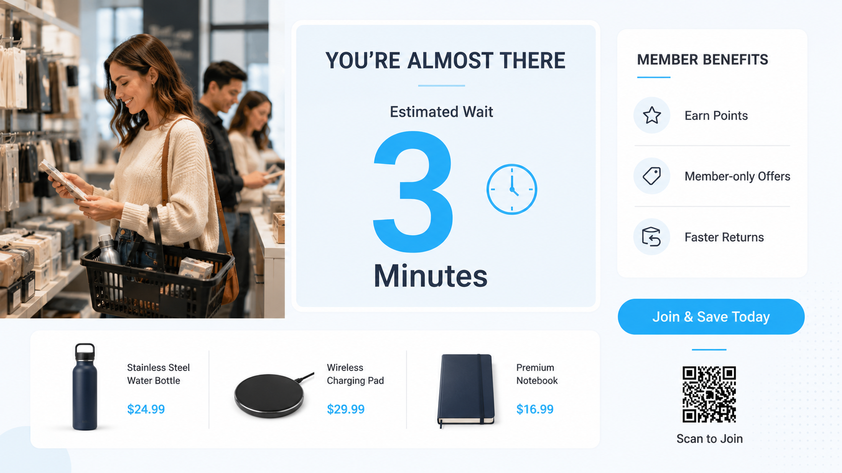 Queue management and customer comms
